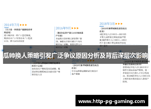 瓜帅换人策略引发广泛争议原因分析及背后深层次影响